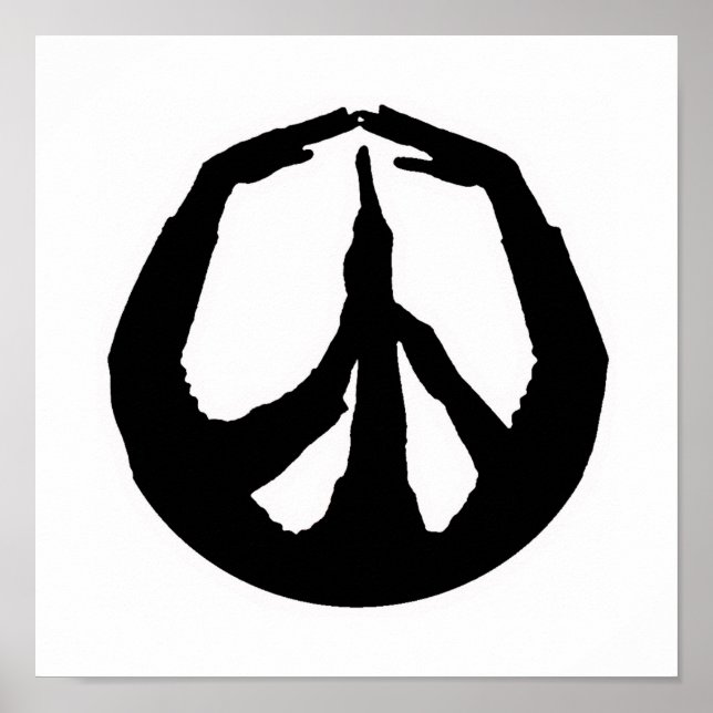Peace Hands Poster (Front)
