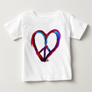 peace heart baby T-Shirt