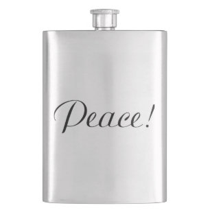 PEACE HIP FLASK