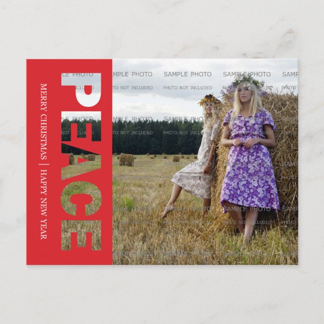 Peace Holiday Postcard (Front)