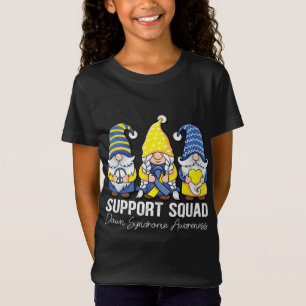 Peace hope Love gnomes support Down Syndrome Aware T-Shirt