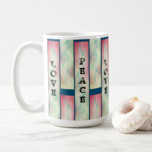 PEACE HOPE LOVE MUG