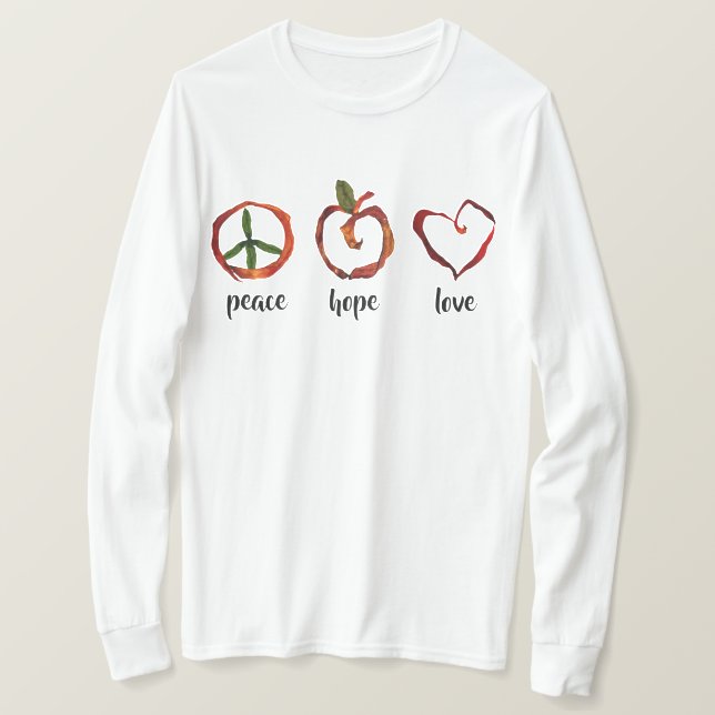peace-hope-love T-Shirt (Design Front)