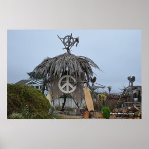 Peace Hut Poster
