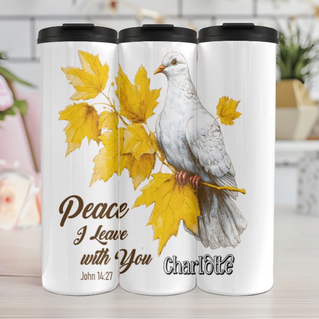 Peace I Leave With You Thermal Tumbler (Creator Uploaded)