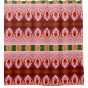 Peace Ikat Shower Curtain