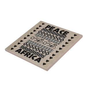 Peace In Africa Tile