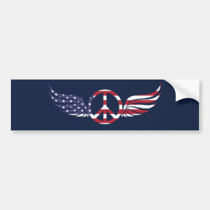Peace in America Bumper Sticker