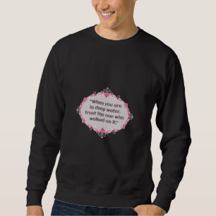 Peace in deep waters sweatshirt