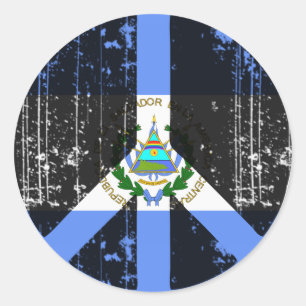 Peace In El Salvador Classic Round Sticker