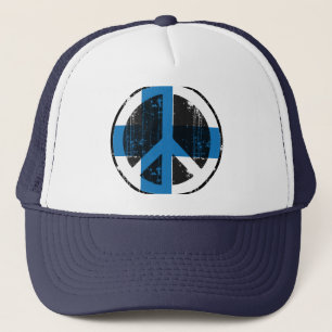 Peace In Finland Trucker Hat