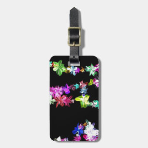 PEACE in Flowers Art Print Luggage Tag