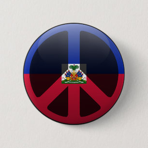 Peace in Haiti 6 Cm Round Badge
