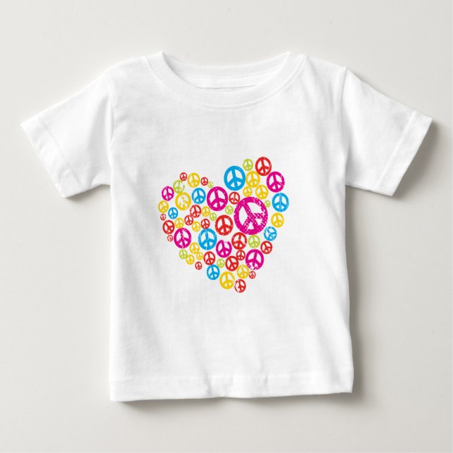 Peace in Heart Baby T-Shirt (Front)