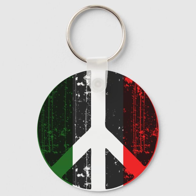 Peace In Italy Key Ring (Front)