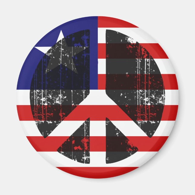 Peace In Liberia Magnet (Front)