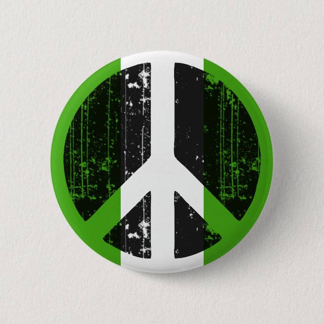 Peace In Nigeria 6 Cm Round Badge (Front)