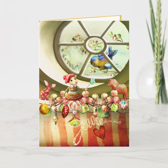 Peace In Our Hearts Holiday Card (Front)