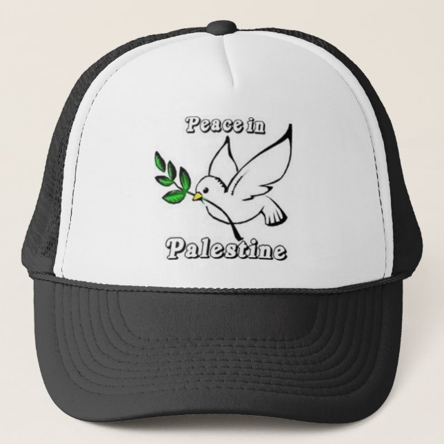 Peace in Palestine Dove Hat (Front)