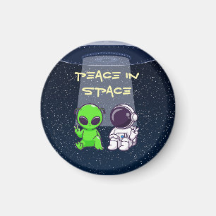 Peace in Phone on a magnet