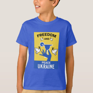Peace In The Ukraine - Love And Support     T-Shirt