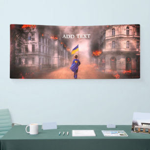 Peace in the world of Ukraine Banner