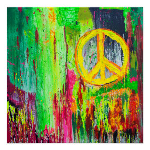 Peace in Times Square Perfect Poster