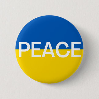 Peace in Ukraine 6 Cm Round Badge
