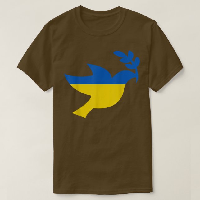 Peace in Ukraine Dove Tshirt for Women Men Ukraini (Design Front)