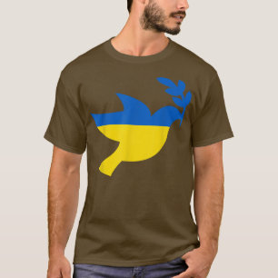 Peace in Ukraine Dove Tshirt for Women Men Ukraini