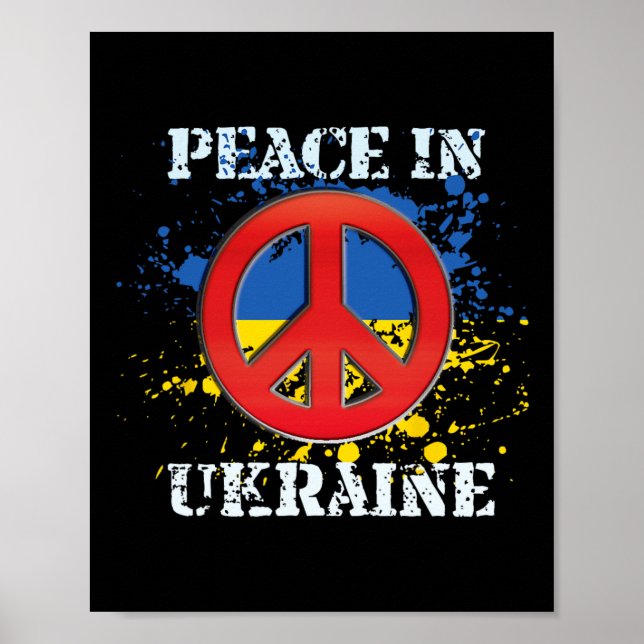 Peace In Ukraine  Poster (Front)