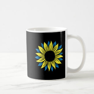Peace in Ukraine Sunflower  for Women Ukrainian Fl Coffee Mug