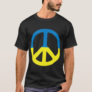 Peace in Ukraine Sunflower for Women Ukrainian Fl T-Shirt