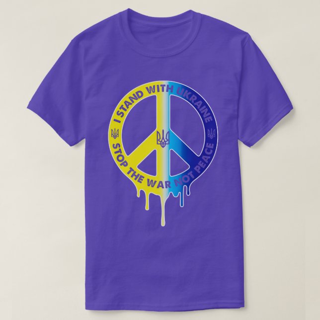 Peace In Ukraine T-Shirt (Design Front)