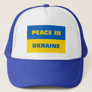 PEACE IN UKRAINE TRUCKER HAT