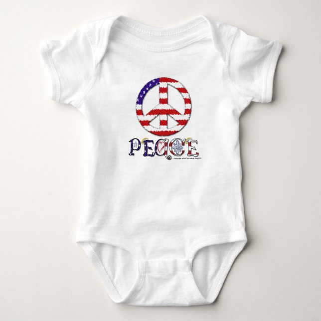 Peace Infant Creeper (Front)