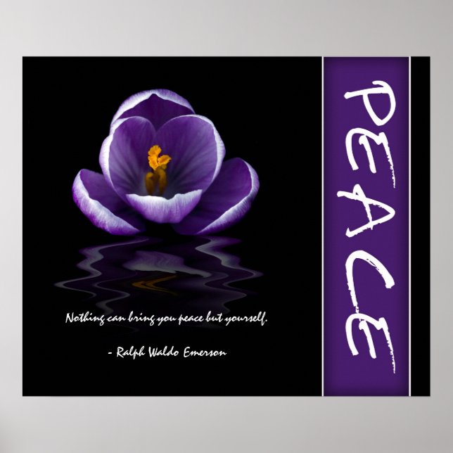 Peace Inspirational Poster (Front)