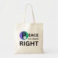 Peace Is a Human Right | Dove and Earth Symbol