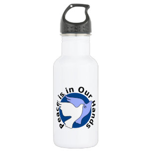 PEACE IS IN OUR HANDS 532 ML WATER BOTTLE