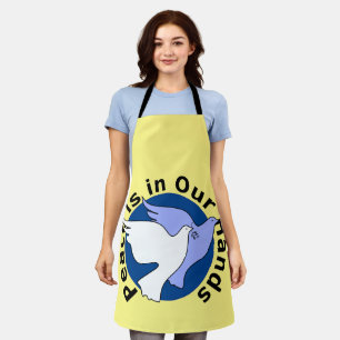 PEACE IS IN OUR HANDS  APRON