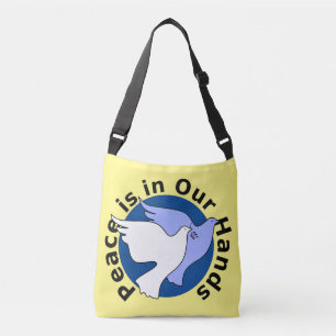 PEACE IS IN OUR HANDS  CROSSBODY BAG