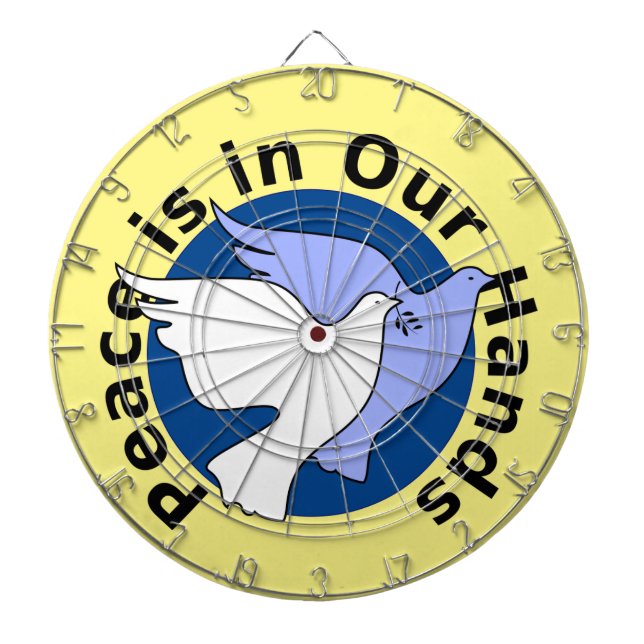 PEACE IS IN OUR HANDS DARTBOARD (Front)