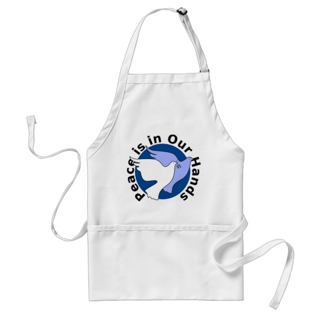 PEACE IS IN OUR HANDS  STANDARD APRON (Front)