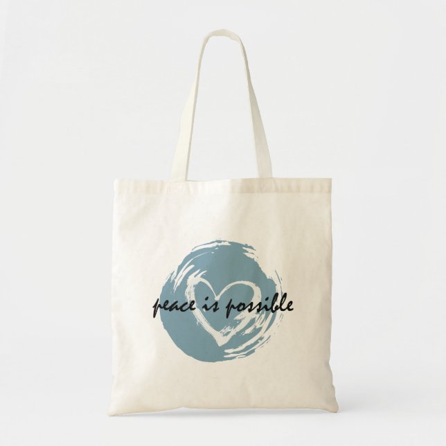 Peace is Possible Tote Bag (Front)