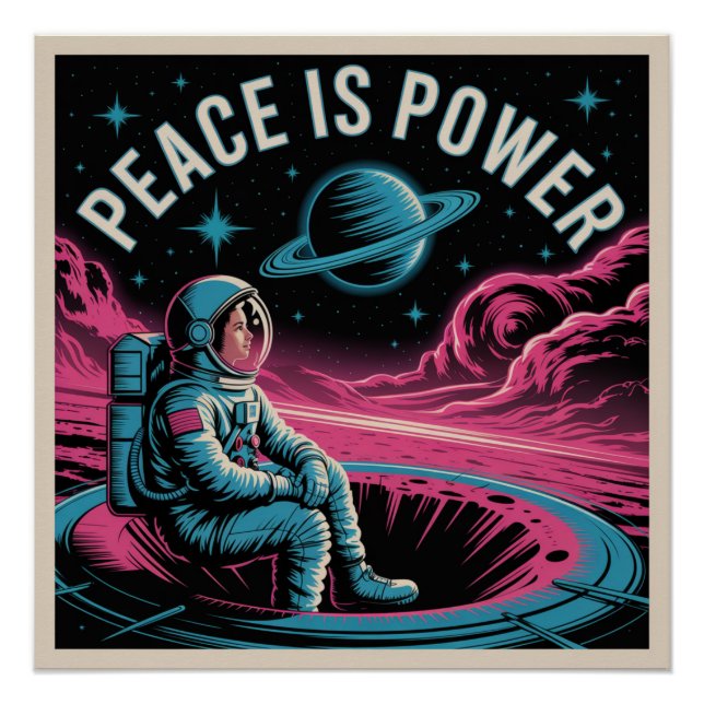 Peace Is Power Poster (Front)
