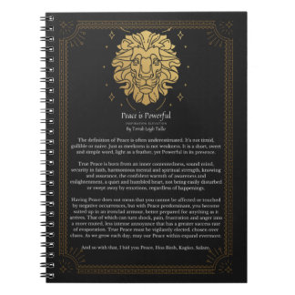 Peace is Powerful Notebook