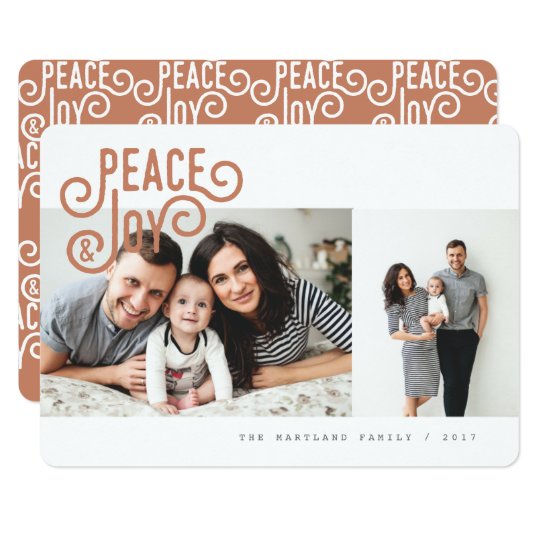 PEACE + JOY CARD
