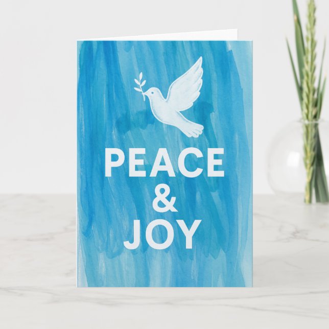 Peace & Joy Holiday Card (Front)