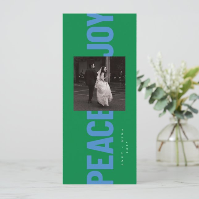 Peace & Joy Invitation (Standing Front)