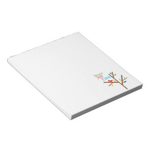 Peace Joy Love Hope Notepad